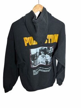 Pulp Fiction Movie unisex black graphic hoodie jacket size L